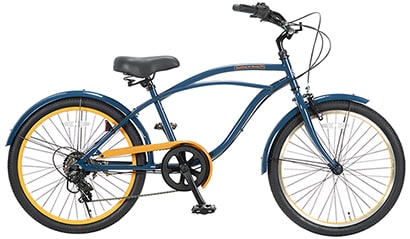 Feeling of Decks 22″ 6D / Navy x Orange Rim (Cruiser Handle Bar)